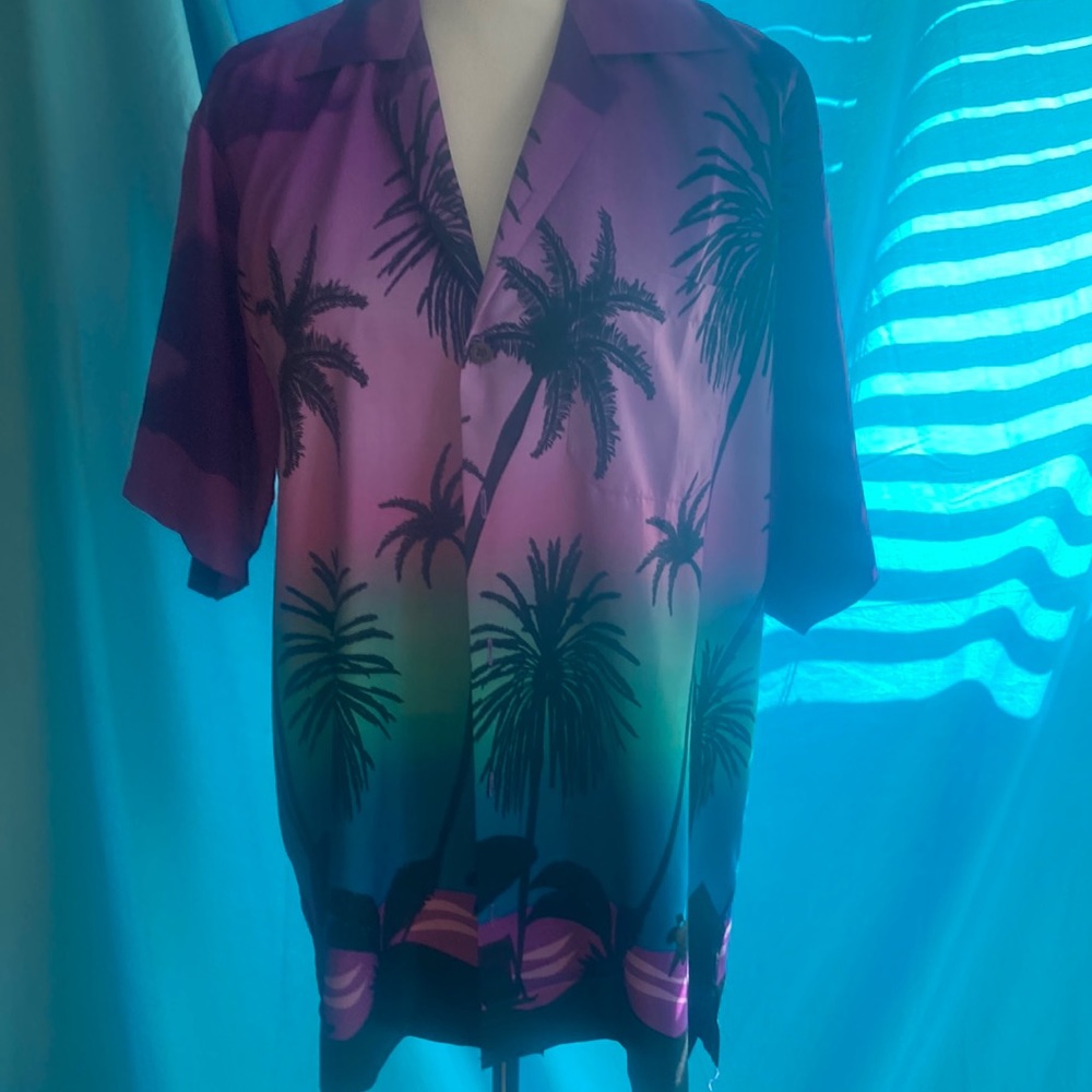 Multicolored large “Hawaiian “ shirt